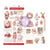 25 & Peppermint - Prima Marketing - Chipboard Stickers 34/Pkg (1471)