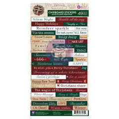 From The North Pole - Prima Marketing - Chipboard Stickers 49/Pkg