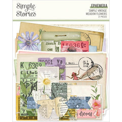 Simple Vintage Meadow Flowers - Simple Stories - Ephemera 21/Pkg