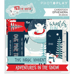 Yeti for Winter - PhotoPlay - Ephemera Cardstock Die-Cuts