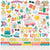 Sunny Days Ahead - Echo Park - Cardstock Stickers 12"x12" - Elements