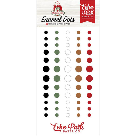 Christmas Time - Echo Park - Enamel Dots