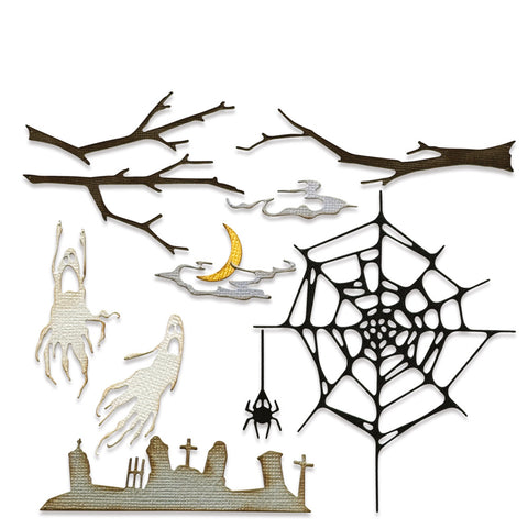 Sizzix - Thinlits Dies By Tim Holtz - Vault Fright Night 11/Pkg (9753)