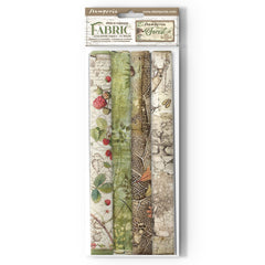 Forest - Stamperia - 12"X12" Fabric Sheets (7460)