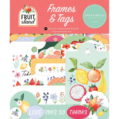 Fruit Stand - Carta Bella - Cardstock Ephemera - Frames & Tags