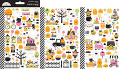 Hey Pumpkin - Doodlebug - Cardstock Stickers - Mini Icons (5732)