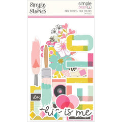 True Colors - Simple Stories - Simple Pages Page Pieces (8398)