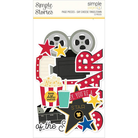 Say Cheese Tinseltown - Simple Stories - Simple Pages Page Pieces