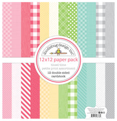 Tinsel Time - Doodlebug - 12"x12" Collection Pack - Petite Prints