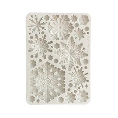 Create Happiness - Dewdrops - Stamperia - A5 Silicone Mould - Snowflakes (8894)