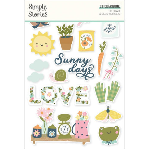 Fresh Air - Simple Stories - Sticker Book 12/Sheets