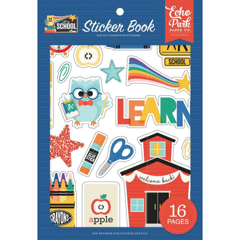 Off To School - Echo Park - Sticker Book