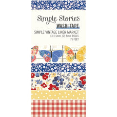 Simple Vintage Linen Market - Simple Stories - Washi Tape 5/pkg