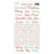 Merry & Joy - Mintay Papers - 6"x12" Paper Stickers - Words