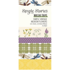 Simple Vintage Meadow Flowers - Simple Stories - Washi Tape 5/pkg