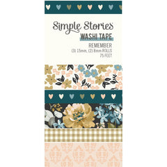 Remember - Simple Stories - Washi Tape 5/Pkg