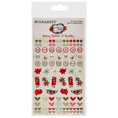 49 & Market - Evergreen Season - Epoxy Stickers - Wishing Bubbles (8584)