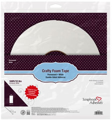 Scrapbook Adhesives - Crafty Foam Tape - White (108ft x 1/2") (1002)