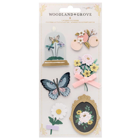 Woodland Grove - Maggie Holmes - Layered Stickers 6/Pkg (2954)