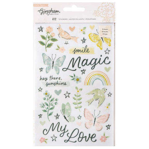 Gingham Garden - Crate Paper - Sticker Book (3582)