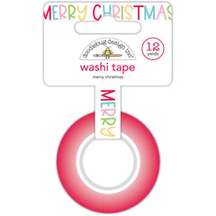 Candy Cane Lane - Doodlebug - Washi Tape 15mmX12yd -  Merry Christmas