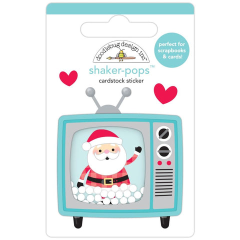 Candy Cane Lane - Doodlebug - Shaker-Pops 3D Stickers - Santavision