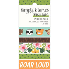 Into The Wild - Simple Stories - Washi Tape 5/Pkg