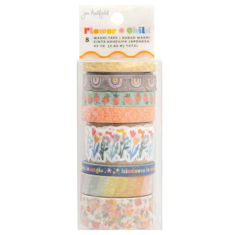 Flower Child - Jen Hadfield - Washi Tape 8/Pkg